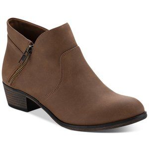 Sun + Stone | Abby Double Zip Ankle Bootie | 7.5